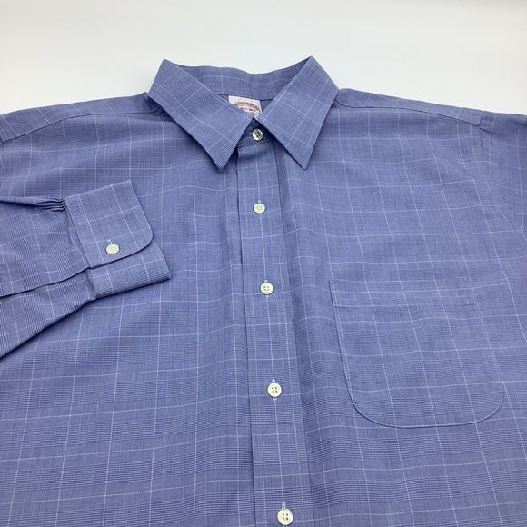 Brooks Brothers 1818‎ Mens Traditional Fit Long Sleeve Button Shirt Size 16.5 36 - Picture 1 of 5